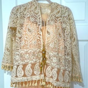 Indian Peachy pink Macy long dress